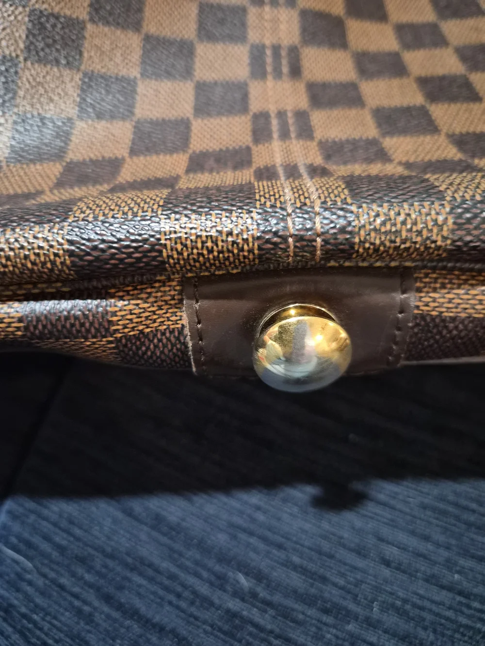 Louis Vuitton Bastille Messenger Bag Damier Ebene Crossbody Laptop